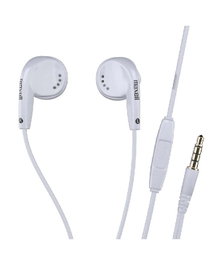 MAXELL Auriculares de botón M671 con micrófono - blanco