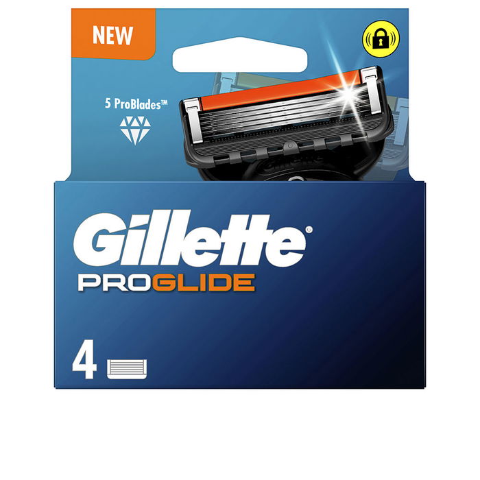 Gillette Fusion Proglide Cargador 4 Recambios Hombre Gillette Fusion Proglide Cargador 4 Recambios Hombre