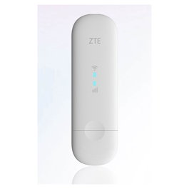 ZTE MF79U USB Surfstick 4G LTE Móvil, Módem WiFi 150 Mbps, Blanco, Con MicroSD y Antena Externa TS-9, Compatible con GSM/UMTS/LTE, MicroSIM