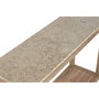 DKD Home Decor Consola Colonial Madera Reciclada Marmol Natural Beige 120 x 40 x 82 cm
