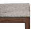 DKD Home Decor Consola de Madera Reciclada y Mármol Natural