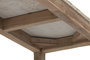 DKD Home Decor Consola Colonial Madera Reciclada Marmol Natural Beige 120 x 40 x 82 cm