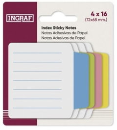 INGRAF Índice adhesivo de papel para agendas