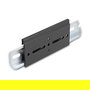 DeLOCK 67149 Clip de Montaje de Aluminio para Riel Din 100 x 47.8 mm Negro