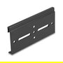 DeLOCK 67149 Clip de Montaje de Aluminio para Riel Din 100 x 47.8 mm Negro