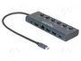 DeLOCK Dockingstation USB Tipo-C™ 4K - HDMI, USB, Gigabit LAN, PD 3.0 90 W, Azul