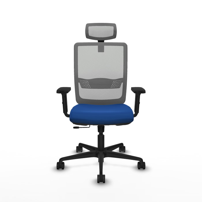 PIQUERAS Y CRESPO Silla de oficina Haches Azul y Gris PIQUERAS Y CRESPO Silla de oficina Haches Azul y Gris