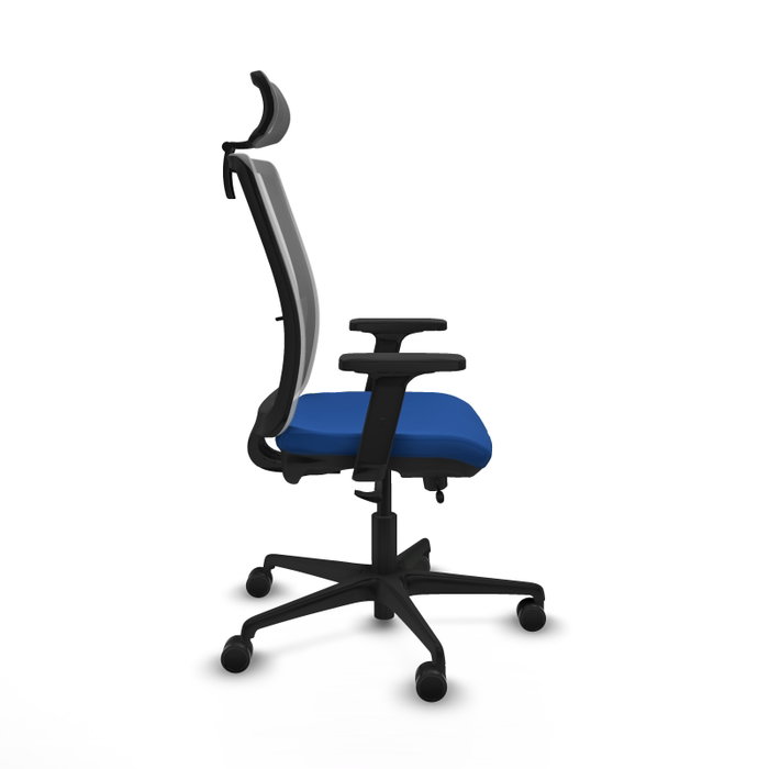 PIQUERAS Y CRESPO Silla de oficina Haches Azul y Gris PIQUERAS Y CRESPO Silla de oficina Haches Azul y Gris