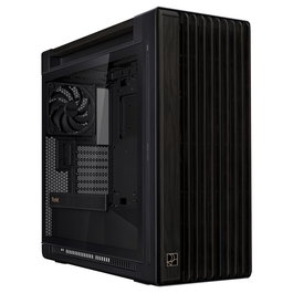 ASUS ProArt PA602 Wood Edition Caja PC Negro Torre Media ATX Madera Templado 4x 3.5" 8x 2.5" 8 Ranuras