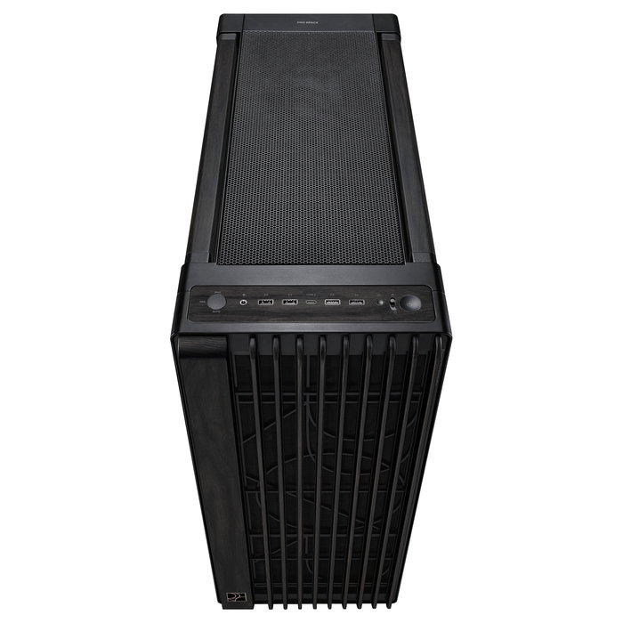 ASUS ProArt PA602 Wood Edition Caja PC Negro Torre Media ATX Madera Templado 4x 3.5" 8x 2.5" 8 Ranuras