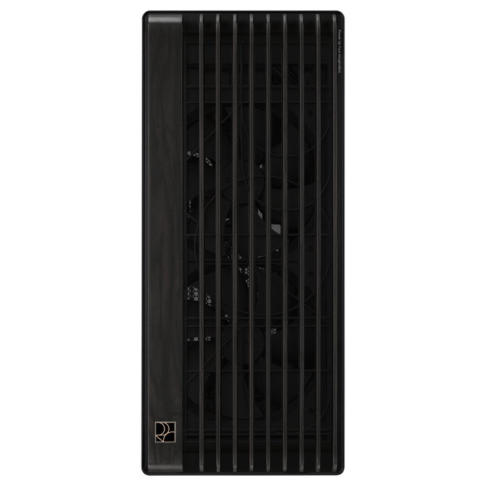 ASUS ProArt PA602 Wood Edition Caja PC Negro Torre Media ATX Madera Templado 4x 3.5" 8x 2.5" 8 Ranuras