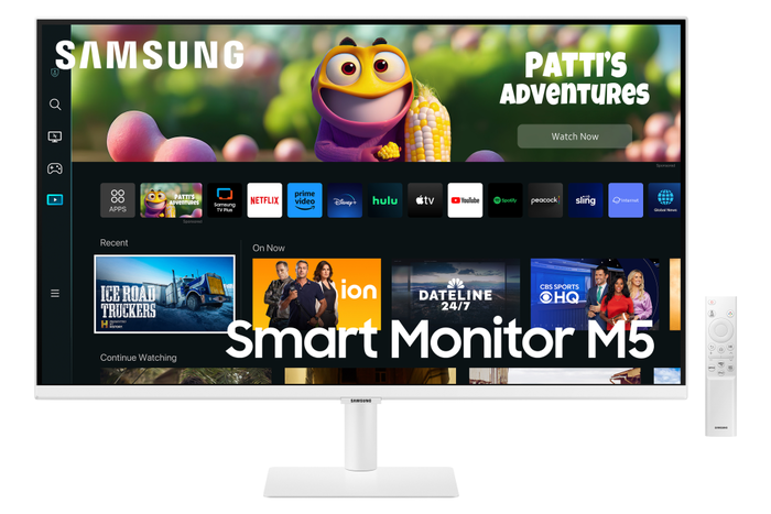 Samsung Smart Monitor M5 S27CM501EU 27 pulg Full HD Blanco Samsung Smart Monitor M5 S27CM501EU 27 pulg Full HD Blanco