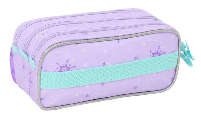 Portatodo Triple Frozen Spirit Lila 21,5 x 10 x 8 cm