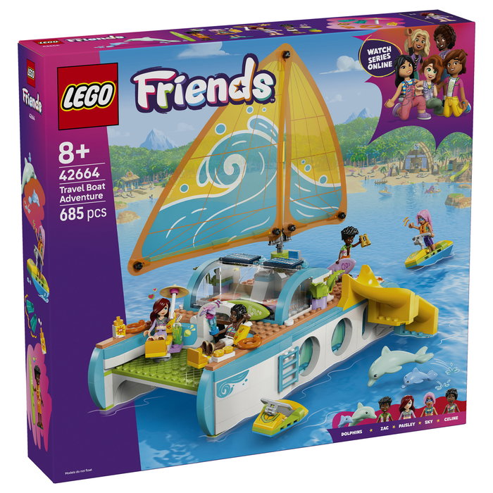 LEGO Friends Aventura en el Barco de Viaje 42664 LEGO Friends Aventura en el Barco de Viaje 42664