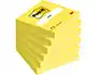 Post-it Bloc de notas adhesivas quita y pon 76x76 mm amarillo neon 100 hojas