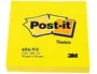 Post-it Bloc de notas adhesivas quita y pon 76x76 mm amarillo neon 100 hojas