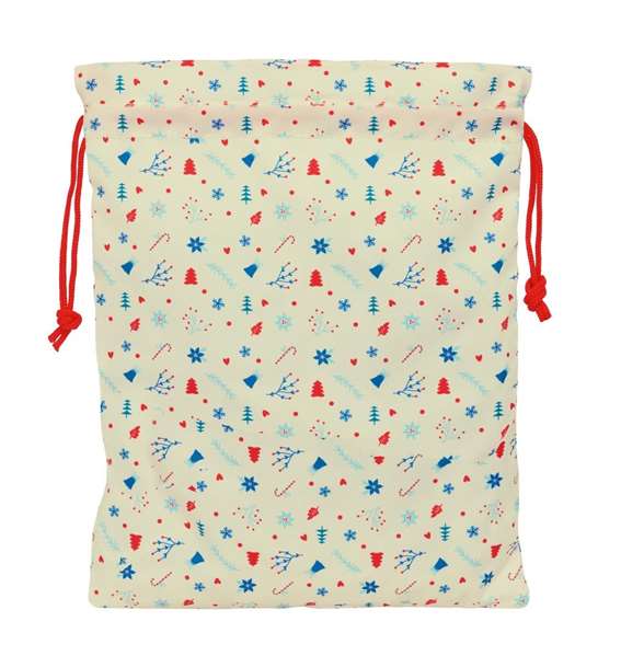 Safta Saquito Plano Iconos Merry Xmas 26x34x1cm