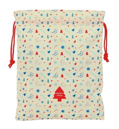 Safta Saquito Plano Iconos Merry Xmas 26x34x1cm