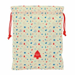 Safta Saquito Plano Iconos Merry Xmas 26X34X1Cm