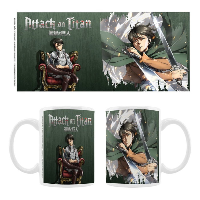 Sakami Merchandise Taza de Cerámica Attack on Titan Levi Sakami Merchandise Taza de Cerámica Attack on Titan Levi