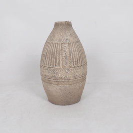 DKD Home Decor Jarrón Magnesia Marrón 28x28x48 cm