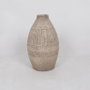 DKD Home Decor Jarrón Magnesia Marrón 28x28x48 cm