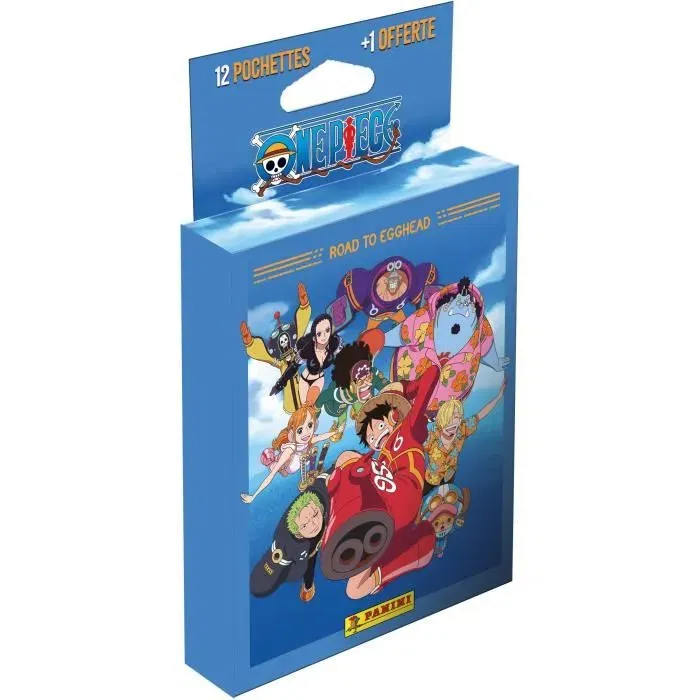 Panini Blister One Piece Road to Egghead PAN8051708023640 - 12 bolsillos + 1 gratis - 65 cartas