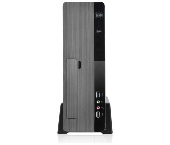 L - link Caja Sobremesa L - Link Microatx Slim, Caja Micro ATX Slim USB 3.0 con Fuente de Alimentación SFX 500W Silenciosa, Compatible Micro ATX y Mini ITX