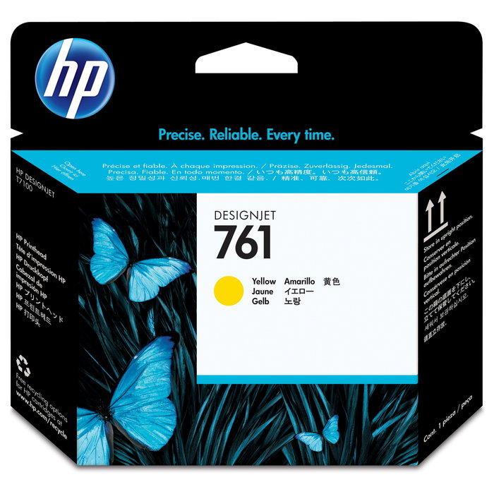 HP Cabezal de impresión DesignJet 761 Amarillo CH645A para T7100