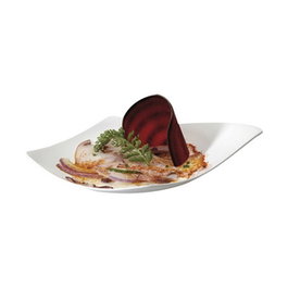 TAST Plato Degustación Blanco (900 Ud) - Plato Desechable 13x11 cm