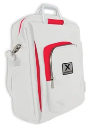 Approx Mochila Bandolera para Portátil 15.6 Pulgadas Rojo y Blanco