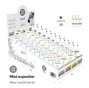 Tech One Tech Expositor de Cables y Cargadores BASIK TEC2990 Blanco