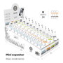 Tech One Tech Expositor de Cables y Cargadores BASIK TEC2990 Blanco