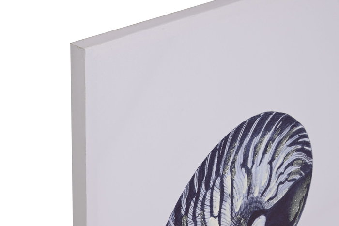 Cuadro Atlantico DKD Home Decor Azul Blanco 2.5 x 80 x 60 cm (4 Unidades)