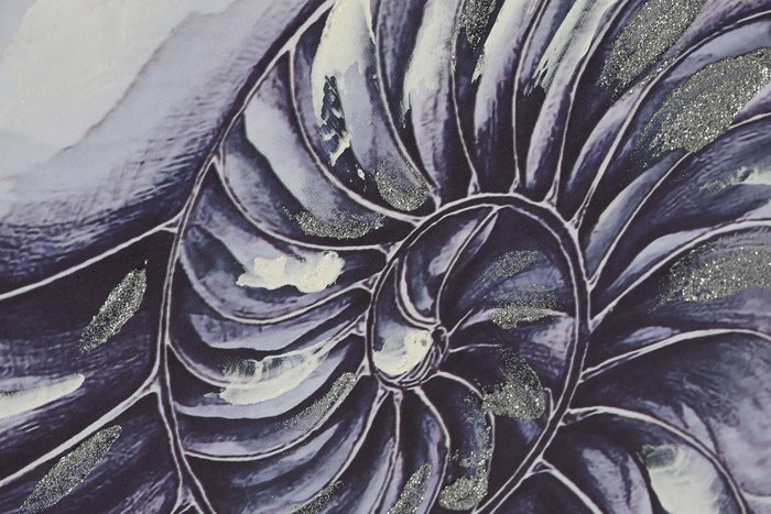 Cuadro Atlantico DKD Home Decor Azul Blanco 2.5 x 80 x 60 cm (4 Unidades)