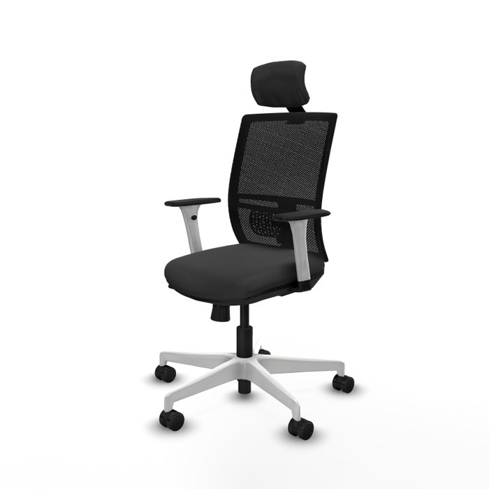 PIQUERAS Y CRESPO Silla de oficina Yunquera con mecanismo Sincro/Traslack Gris y Negro PIQUERAS Y CRESPO Silla de oficina Yunquera con mecanismo Sincro/Traslack Gris y Negro