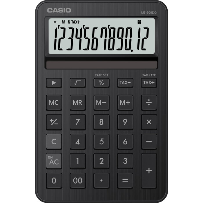 Casio Calculadora de Oficina Sobremesa 12 Dígitos Negro Casio Calculadora de Oficina Sobremesa 12 Dígitos Negro