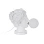 Ixia Lámpara de Mesa Chica Blanco Resina