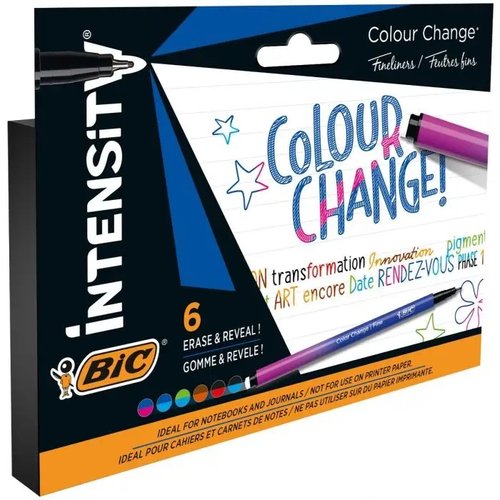 Rotulador Bic Intensity Color Change Estuche De 6 Rotulador Bic Intensity Color Change Estuche De 6