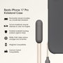 Beats Kickstand Case para Apple iPhone 17 Pro con MagSafe y Soporte de Sobremesa, Granito, Gris