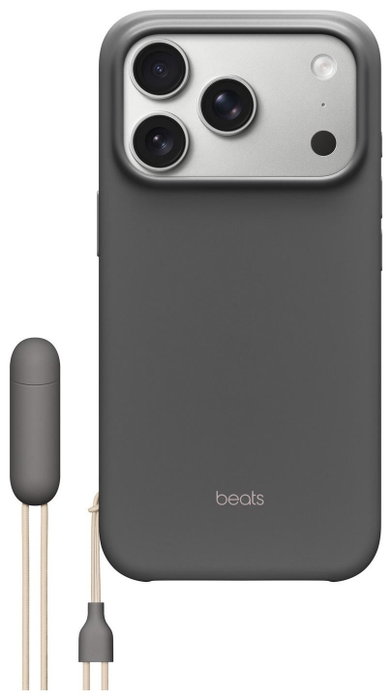 Beats Kickstand Case para Apple iPhone 17 Pro con MagSafe y Soporte de Sobremesa, Granito, Gris Beats Kickstand Case para Apple iPhone 17 Pro con MagSafe y Soporte de Sobremesa, Granito, Gris