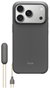 Beats Kickstand Case para Apple iPhone 17 Pro con MagSafe y Soporte de Sobremesa, Granito, Gris