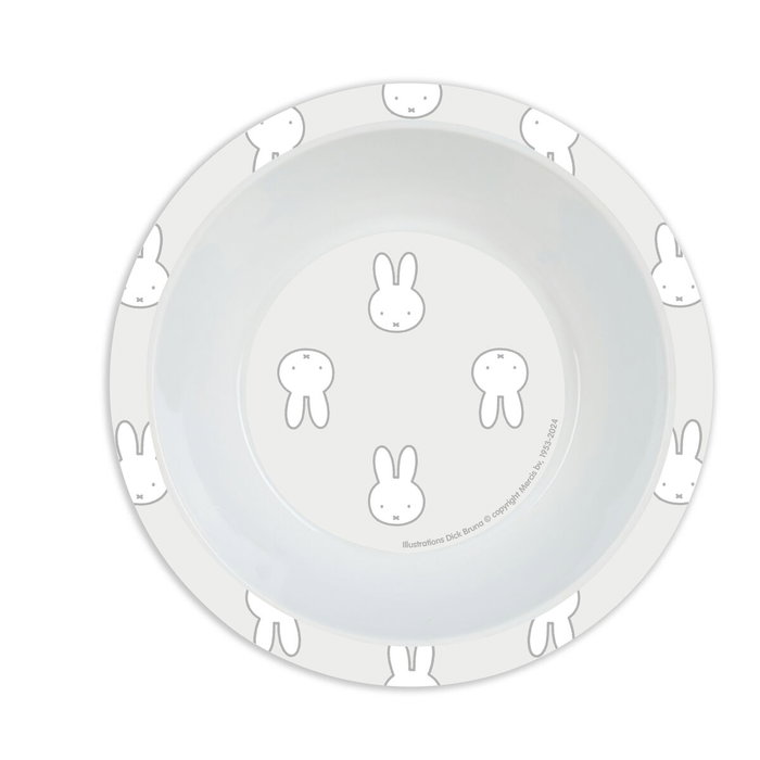 Safta Set de Platos, Cubiertos y Vaso Miffy Niebla Menta