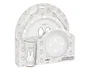 Safta Set de Platos, Cubiertos y Vaso Miffy Niebla Menta