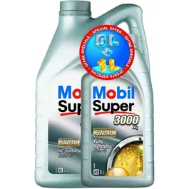Mobil Aceite Sintético S3000 5W40 para Turismos - 5 + 1 L