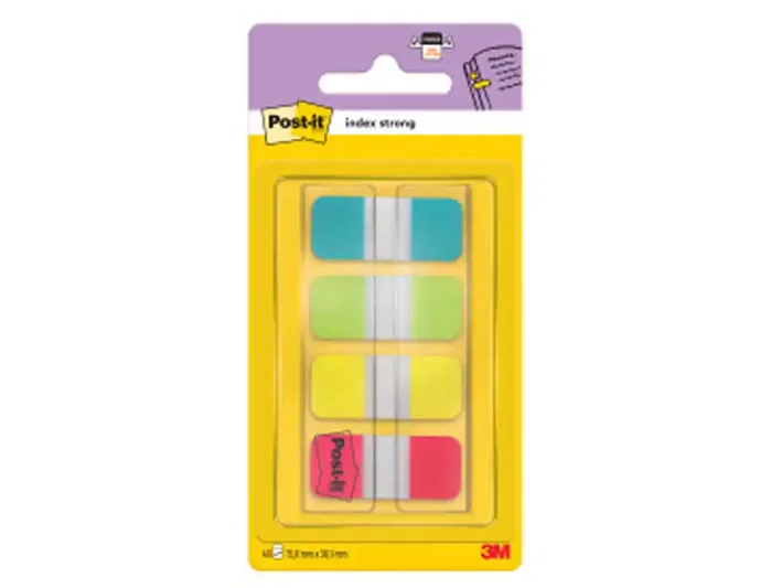 Post-it Banderitas Separadoras Rígidas 4 Colores con Dispensador