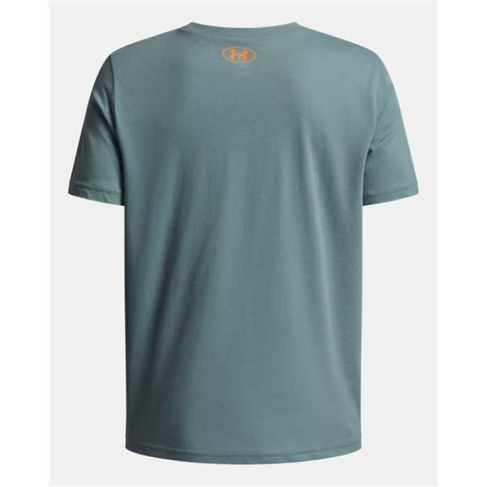 Camiseta de Manga Corta Infantil Under Armour Overlay Wm Ss Verde