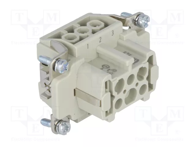 Harting HART Steckdoseneins.HAN6E 09330062701 Gris Harting HART Steckdoseneins.HAN6E 09330062701 Gris
