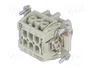 Harting HART Steckdoseneins.HAN6E 09330062701 Gris