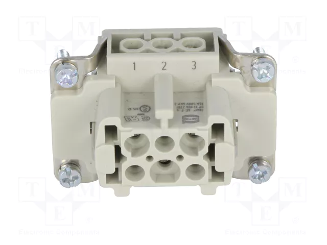 Harting HART Steckdoseneins.HAN6E 09330062701 Gris Harting HART Steckdoseneins.HAN6E 09330062701 Gris